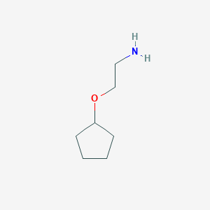 molecular formula C7H15NO B1355888 2-(环戊氧基)乙胺 CAS No. 933732-12-8
