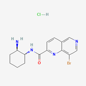 N-[(1R,2R)-2-aminocyclohexyl]-8-bromo-1,6-naphthyridine-2-carboxamidehydrochloride