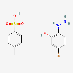 4-Methylbenzene-1-sulfonicacid,5-bromo-2-hydrazinylphenol