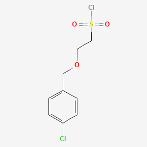 2-((4-Chlorobenzyl)oxy)ethane-1-sulfonyl chloride