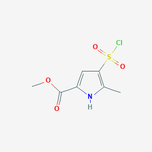 methyl4-(chlorosulfonyl)-5-methyl-1H-pyrrole-2-carboxylate