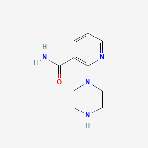 molecular formula C10H14N4O B1355898 2-哌嗪-1-基烟酰胺 CAS No. 87394-64-7