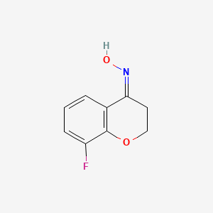 (NZ)-N-(8-fluoro-2,3-dihydrochromen-4-ylidene)hydroxylamine