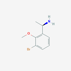 (R)-1-(3-Bromo-2-methoxyphenyl)ethan-1-amine