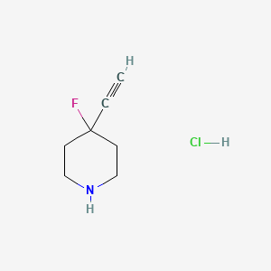 4-Ethynyl-4-fluoropiperidinehydrochloride