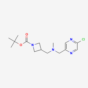 Tert-butyl 3-({[(5-chloropyrazin-2-yl)methyl](methyl)amino}methyl)azetidine-1-carboxylate