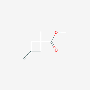 Cyclobutanecarboxylic acid, 1-methyl-3-methylene-, methyl ester