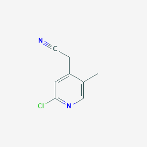 2-(2-Chloro-5-methylpyridin-4-yl)acetonitrile