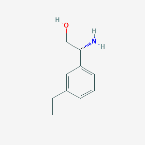 (r)-2-Amino-2-(3-ethylphenyl)ethan-1-ol