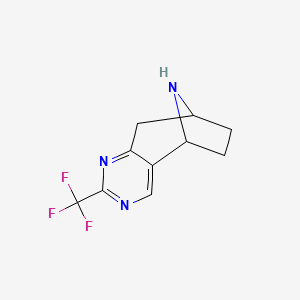 5-(Trifluoromethyl)-4,6,12-triazatricyclo[7.2.1.0,2,7]dodeca-2,4,6-triene