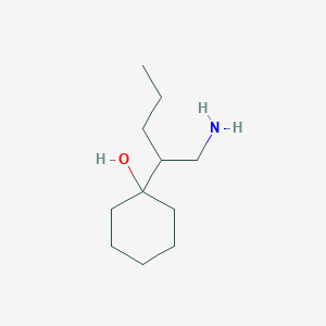 1-(1-Aminopentan-2-yl)cyclohexan-1-ol