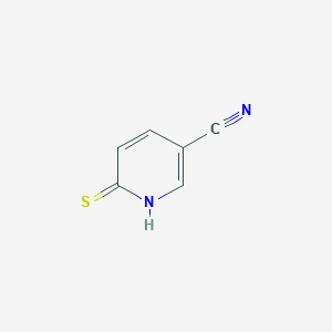 molecular formula C6H4N2S B1355913 6-Sulfanylnicotinonitrile CAS No. 27885-58-1