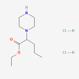 Ethyl2-(piperazin-1-yl)pentanoatedihydrochloride