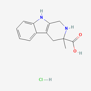 3-methyl-1H,2H,3H,4H,9H-pyrido[3,4-b]indole-3-carboxylic acid hydrochloride