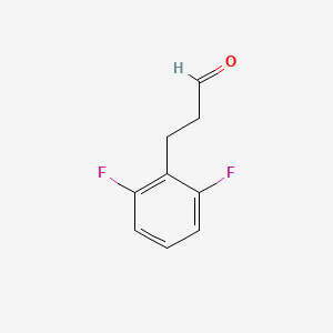 molecular formula C9H8F2O B13559181 3-(2,6-Difluorophenyl)propanal CAS No. 1057670-92-4