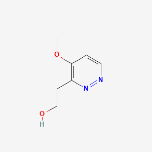 molecular formula C7H10N2O2 B13559187 2-(4-Methoxypyridazin-3-yl)ethan-1-ol 