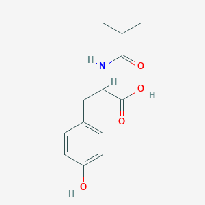 3-(4-Hydroxyphenyl)-2-(2-methylpropanamido)propanoicacid