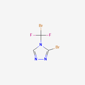 3-bromo-4-(bromodifluoromethyl)-4H-1,2,4-triazole