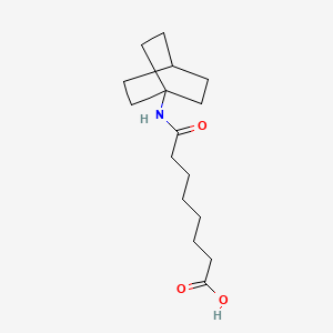 molecular formula C16H27NO3 B13559294 7-({Bicyclo[2.2.2]octan-1-yl}carbamoyl)heptanoicacid 