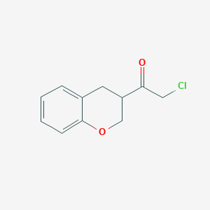 2-chloro-1-(3,4-dihydro-2H-1-benzopyran-3-yl)ethan-1-one