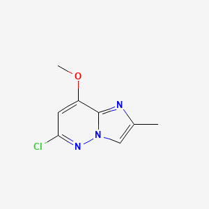 6-Chloro-8-methoxy-2-methylimidazo[1,2-b]pyridazine