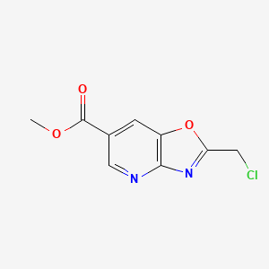 Methyl 2-(chloromethyl)-[1,3]oxazolo[4,5-b]pyridine-6-carboxylate