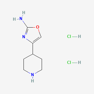 4-(Piperidin-4-yl)-1,3-oxazol-2-aminedihydrochloride