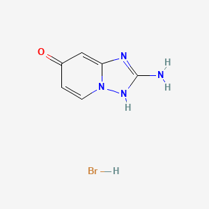 2-Amino-[1,2,4]triazolo[1,5-a]pyridin-7-ol hydrobromide