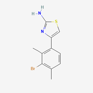 4-(3-Bromo-2,4-dimethylphenyl)thiazol-2-amine