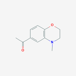 1-(3,4-Dihydro-4-methyl-2H-1,4-benzoxazin-6-yl)ethanone