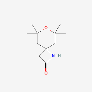 6,6,8,8-Tetramethyl-7-oxa-1-azaspiro[3.5]nonan-2-one