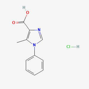 5-methyl-1-phenyl-1H-imidazole-4-carboxylicacidhydrochloride