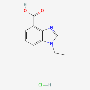 1-ethyl-1H-1,3-benzodiazole-4-carboxylicacidhydrochloride