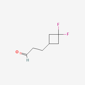 3-(3,3-Difluorocyclobutyl)propanal