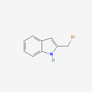 molecular formula C9H8BrN B13559464 2-(bromomethyl)-1H-indole 