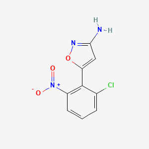 5-(2-Chloro-6-nitrophenyl)isoxazol-3-amine