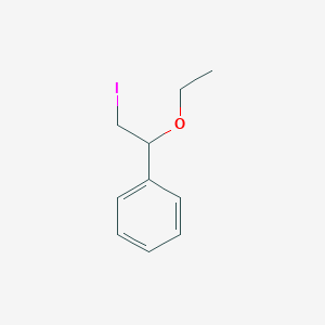 (1-Ethoxy-2-iodoethyl)benzene