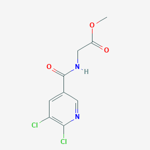 Methyl 2-[(5,6-dichloropyridin-3-YL)formamido]acetate