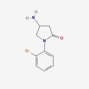 4-Amino-1-(2-bromophenyl)pyrrolidin-2-one