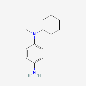 molecular formula C13H20N2 B1355955 N~1~-Cyclohexyl-N~1~-methylbenzene-1,4-diamine CAS No. 93087-80-0
