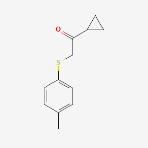 1-Cyclopropyl-2-(p-tolylthio)ethan-1-one