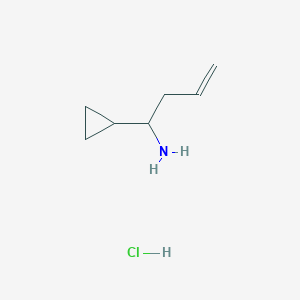 1-Cyclopropylbut-3-en-1-aminehydrochloride