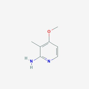 molecular formula C7H10N2O B13559605 4-Methoxy-3-methylpyridin-2-amine 