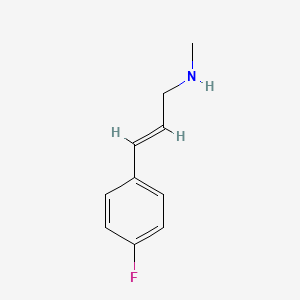 [3-(4-Fluorophenyl)prop-2-en-1-yl](methyl)amine