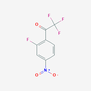 2,2,2-Trifluoro-1-(2-fluoro-4-nitrophenyl)ethanone