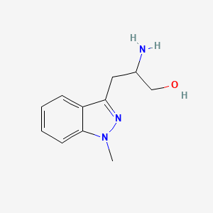 2-Amino-3-(1-methyl-1h-indazol-3-yl)propan-1-ol