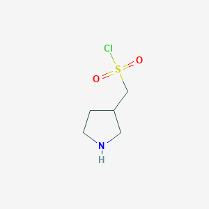 (Pyrrolidin-3-yl)methanesulfonyl chloride