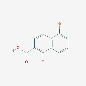 5-Bromo-1-fluoronaphthalene-2-carboxylicacid