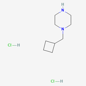 molecular formula C9H20Cl2N2 B1355970 1-(环丁基甲基)哌嗪二盐酸盐 CAS No. 877859-57-9