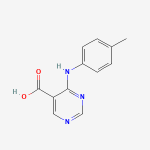 4-[(4-Methylphenyl)amino]pyrimidine-5-carboxylic acid